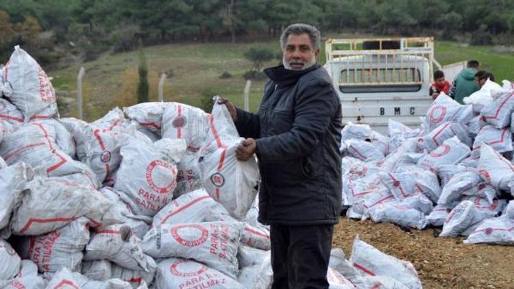 Edirnede yoksul kömürü dağıtımına başlandı