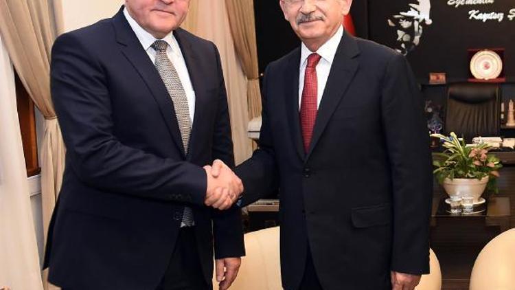 Kılıçdaroğlu, Almanya Dışişleri Bakanı Steinmeier ile görüştü