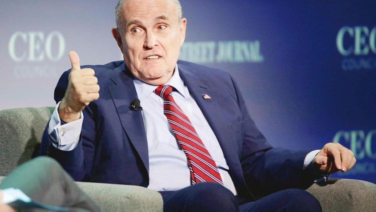 Giuliani, ABD Dışişleri için favori