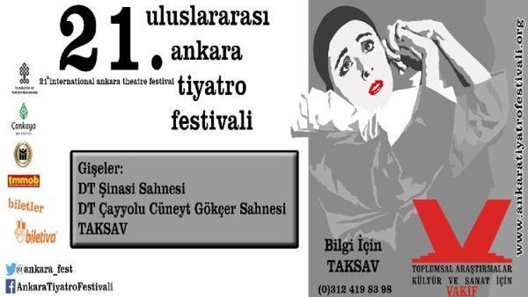 21.Uluslararası Ankara Tiyatro Festivali başlıyor