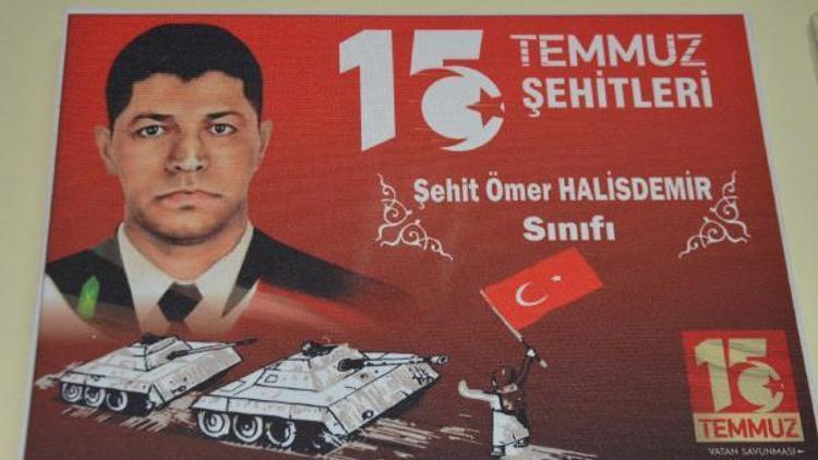 Lisenin 30 sınıfına, 15 Temmuz şehitlerinin adları verildi