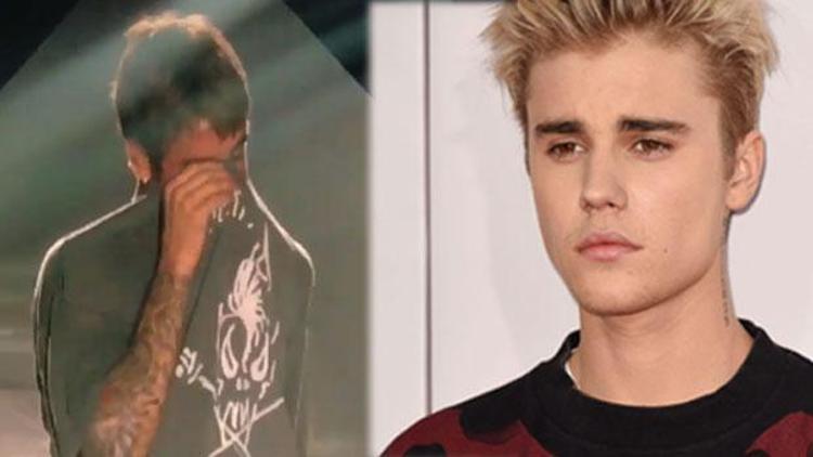 Justin Bieber sahnede hüngür hüngür ağladı