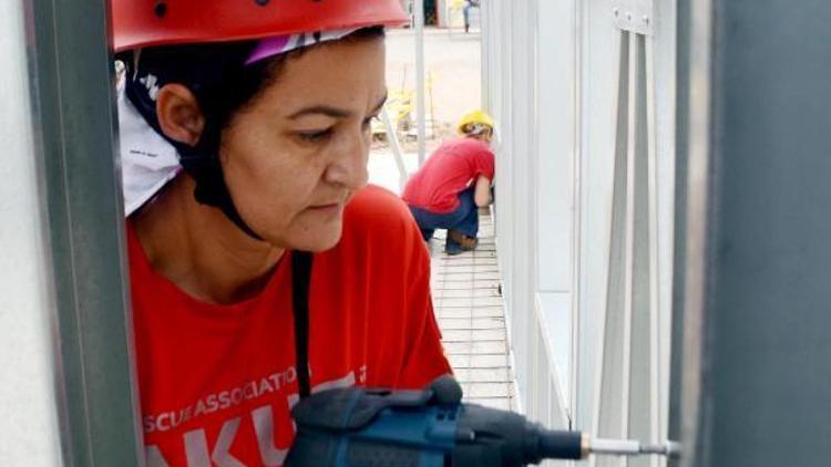 AKUT Bodrumun yeni binası üyelerin elinde yükseliyor