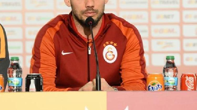 Galatasaraylı Sneijder: Kendimize güvenimiz sonsuz