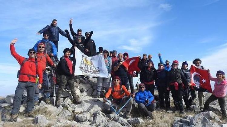 Ankara Doğa Sporları Platformu Elmadağda zirve yaptı