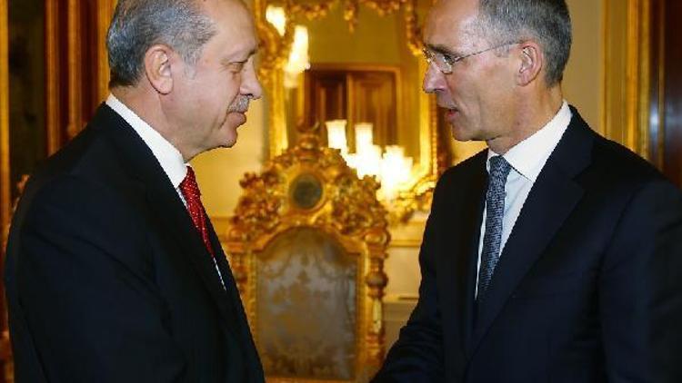 Cumhurbaşkanı Erdoğan, NATO Genel Sekreteri Stoltenbergi kabul etti