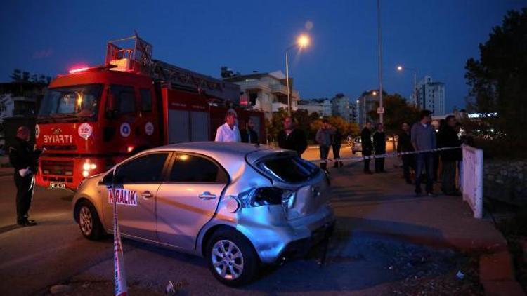 İranlı turist kaza yapan oğlunu defalarca tokatladı