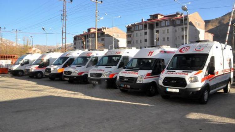 Bitlis 112 acil servisi kışa hazır