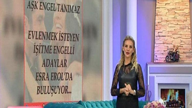 Esra Erol, Aşk Engel Tanımaz ile artık engellileri de ekranda evlendirecek