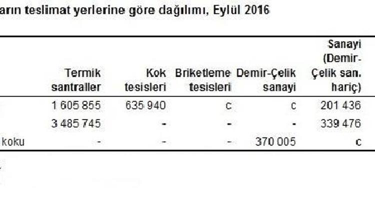 Termik santrallar Eylülde 5 milyon ton kömür yaktı