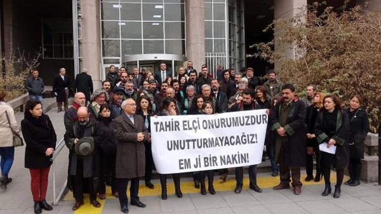 Tahir Elçi Ankara Adliyesi önünde anıldı