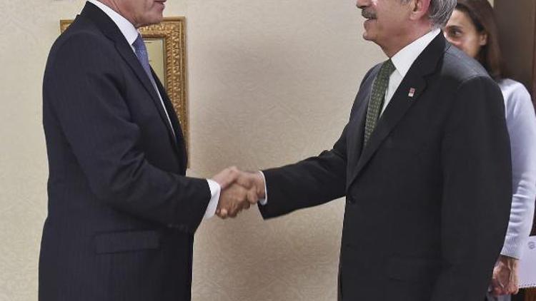 Kılıçdaroğlu, Norveç Büyükelçisi Ellefsenle görüştü