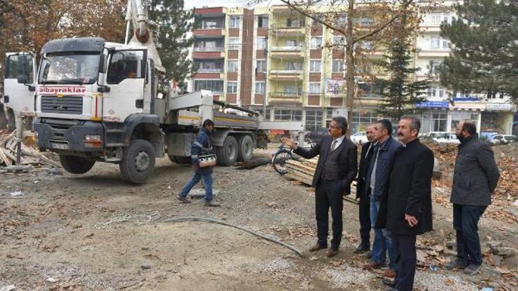 Turhalda Yeşilırmak sahil kenarı projesi devam ediyor