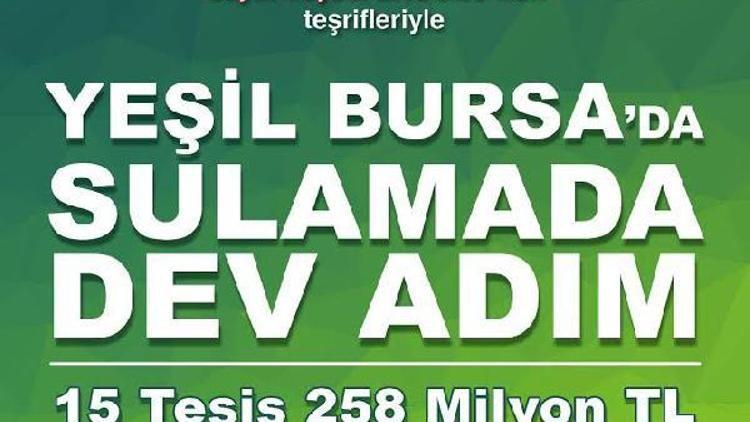 Bursa’da iki bakan bir tesisi açacak, 14 tesisin de temelini atacak