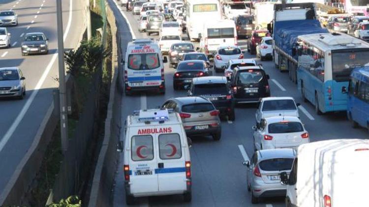 Anadolu yakasında trafik çilesi