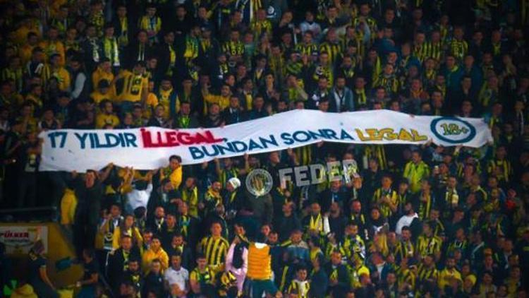 Fenerbahçe-Galatasaray derbisindeki o pankart için suç duyurusu