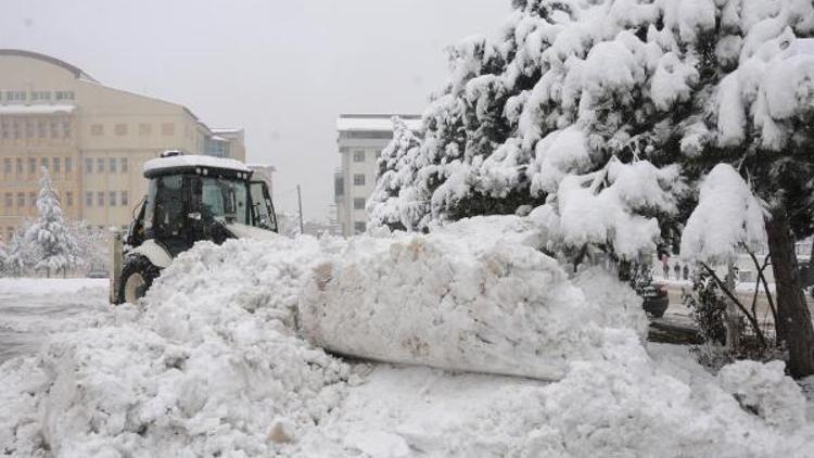 Hakkaride karla mücadele çalışması