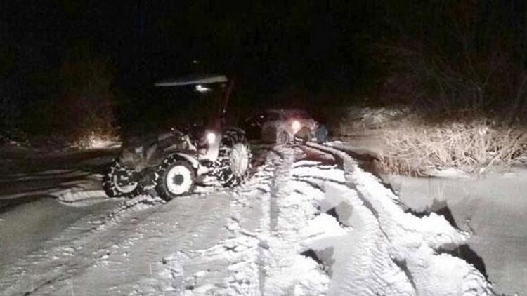 Uludağ’da 30 araç mahsur kaldı