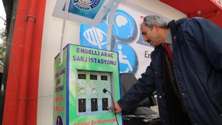 İlkadım Belediyesinden Engelli Araç Şarj İstasyonu