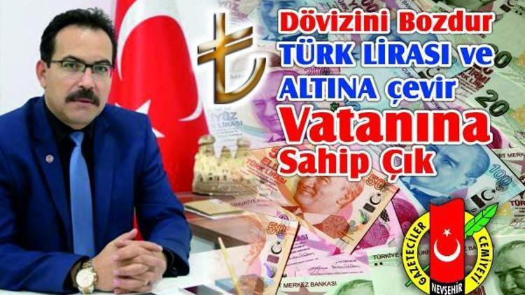 Ekici: Vatanına, bayrağına sahip çıkan aziz Türk milletini Türk Lirası’na sahip çıkmaya davet ediyoruz
