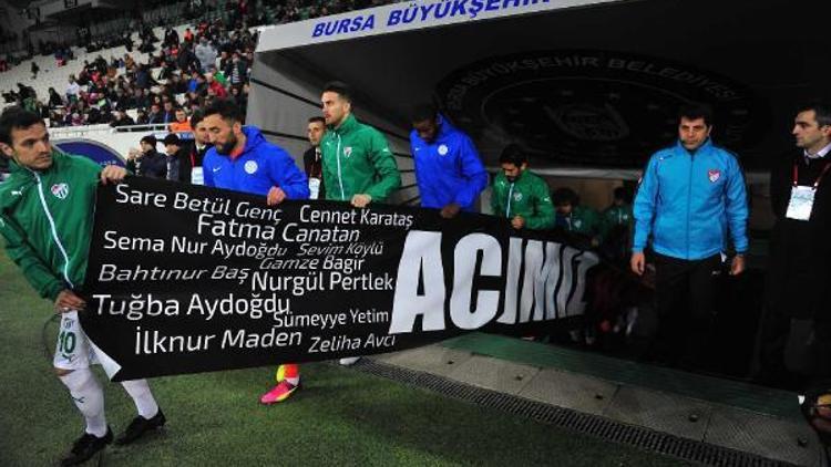 Bursaspor-Çaykur Rizespor maç fotoğrafları