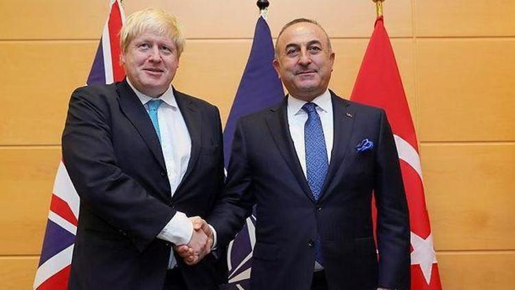 Çavuşoğlu ve Johnson Brükselde görüştü