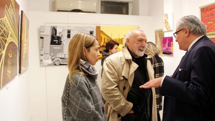 Pınar Akarsu Tınç ve Fransız ressam Dominique Massot ortak sergisi açtı