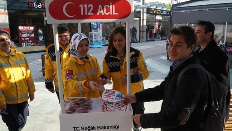 Vatandaşlar, acil sağlık hizmetleri konusunda bilgilendirildi