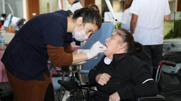 Gaziemirli engellilere ağız ve diş sağlığı hizmeti
