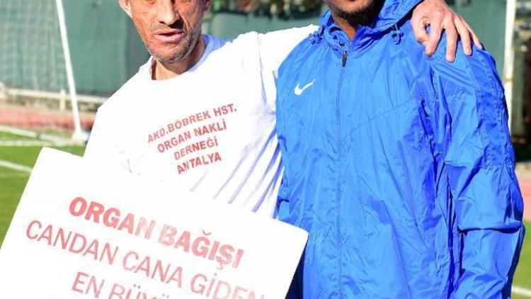 Antalyasporlu futbolcular organ bağışına dikkati çekti