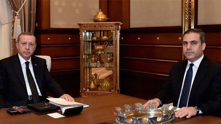 Cumhurbaşkanı Erdoğan, Fidanla görüştü
