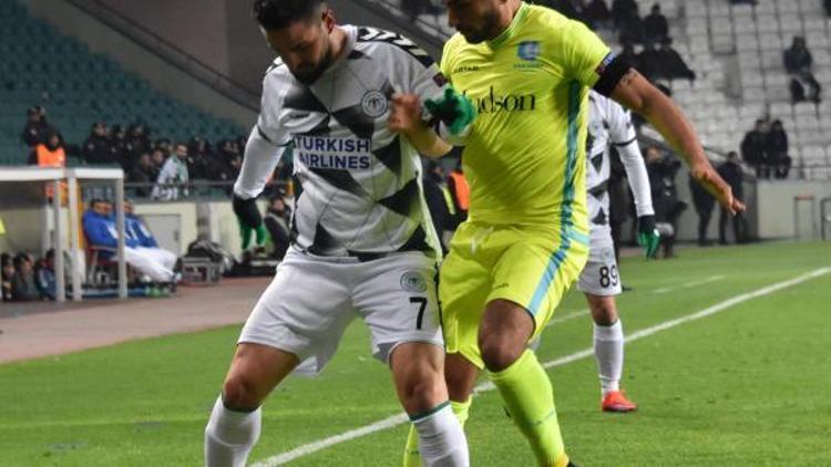 Atiker Konyaspor- Gent maçı fotoğrafları