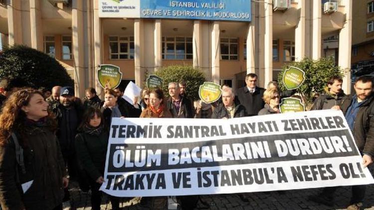 Kuzey Ormanları Savunmasından Trakyada termik santrala hayır protestosu