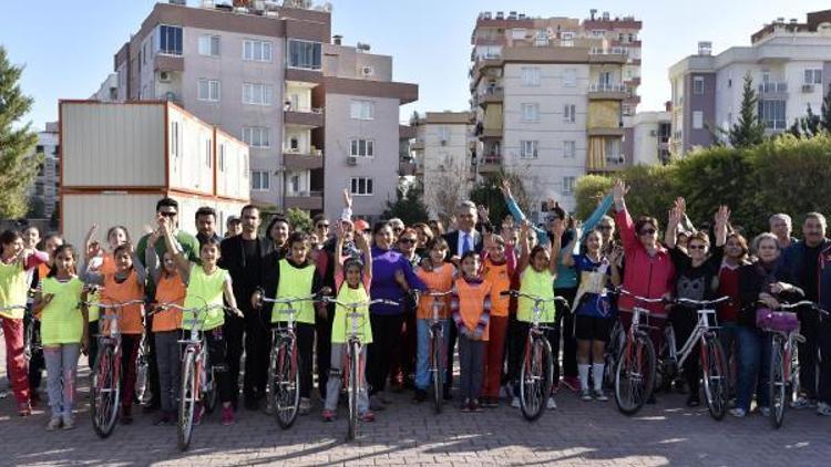Muratpaşadan bisiklet kampanyası