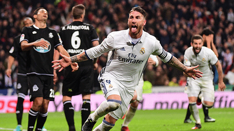 Sergio Ramos bir kez daha Real Madridi kurtardı