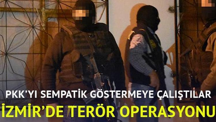 Sosyal medyada terör örgütünü sempatik göstermeye çalışan kişilere operasyon