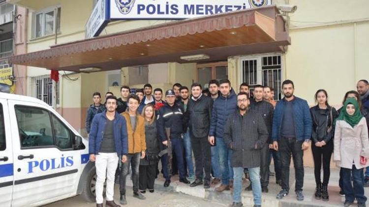 AK Partili gençlerden polise başsağlığı