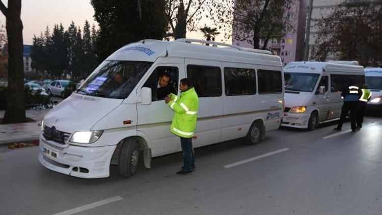 Denizlide minibüslerde kalorifer denetimi