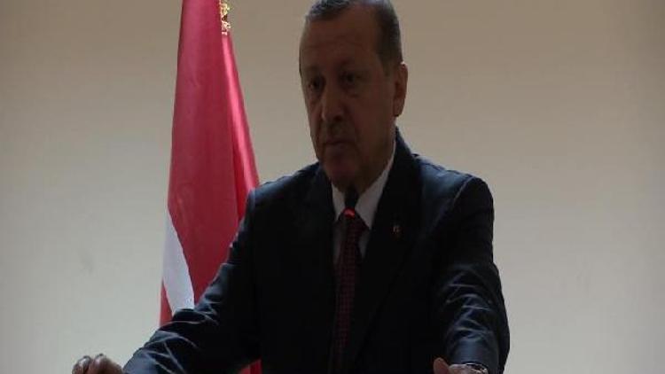 Cumhurbaşkanı Erdoğan ziyarette bulunduğu Çevik Kuvvet Şube Müdürlüğünde konuştu