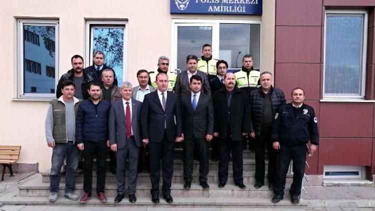 Başkan Işık ve CHPlilerden polise taziye ziyareti