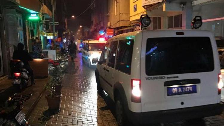 Nazillide bar kavgası; 1i polis 3 yaralı