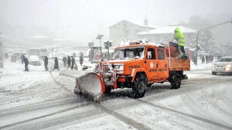 Ereğli Belediyesi karla mücadeleye hazır