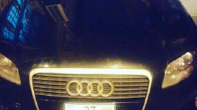 Azerbaycan plakalı araç polisi alarma geçirdi