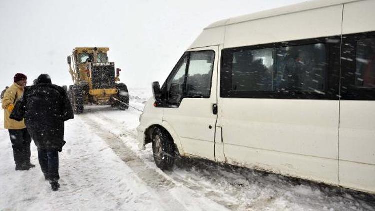 Siverekte taşımalı okullarda kar tatili