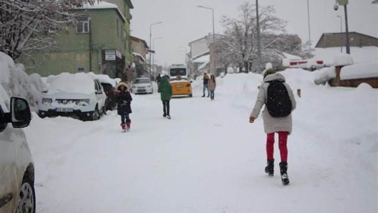 Ağrıda okullar pazartesi gününe kadar tatil