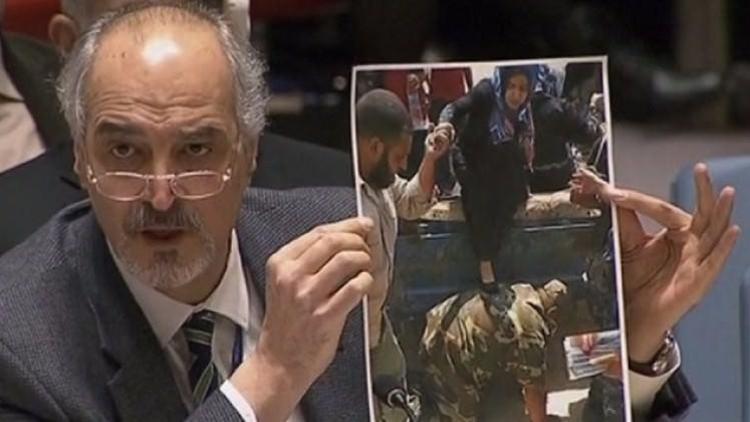 Delil diye yanlış fotoğrafı gösterdi.... BM Güvenlik Konseyinde skandal