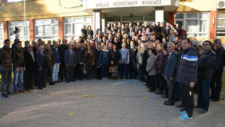 Kaymakam dualar ve gözyaşlarıyla uğurlandı