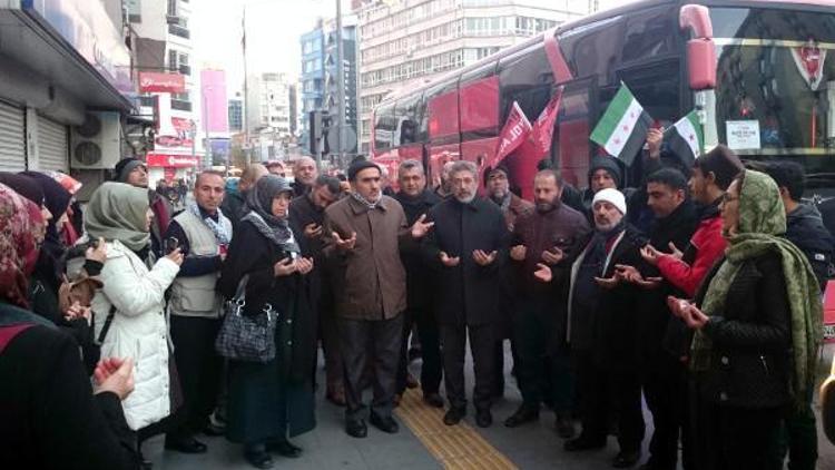 Halepe yol açın konvoyu İzmirden yola çıktı