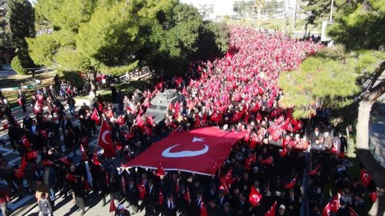 Şanlıurfada Teröre lanet, kardeşliğe davet yürüyüşü