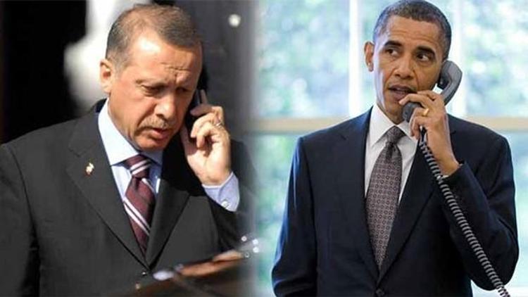 Cumhurbaşkanı Erdoğan ile Obama telefonda görüştü